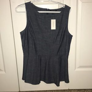 Banana republic peplum blouse